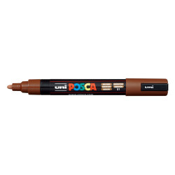 MARCADOR UNI-BALL POSCA PC-5M PUNTA REDONDA 1,8-2,5MM MARRON -21-