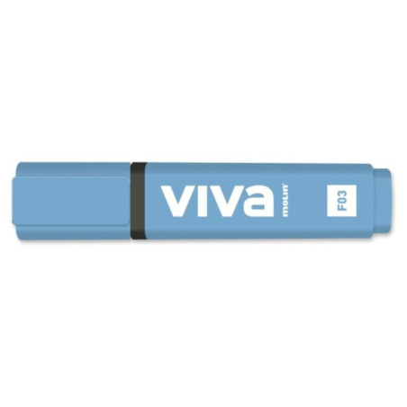 MARCD.FLUOR MOLIN HIGHLIGHTER AZUL RTF240-10-3 C/10U