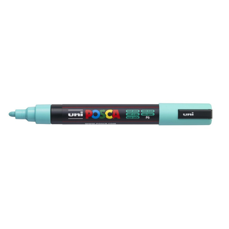 MARCADOR UNI-BALL POSCA PC-5M PUNTA REDONDA 1,8-2,5MM VERDE MARINO -P6-