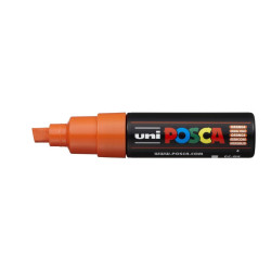 MARCADOR UNI-BALL POSCA PC-8K BISEL GRUESO 8MM NARANJA -4-