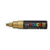 MARCADOR UNI-BALL POSCA PC-8K BISEL GRUESO 8MM ORO -25-