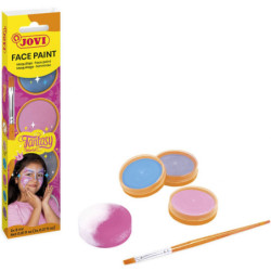 MAQUILLAJE CREMA + ACCESORIOS FANTASY caja 3 BOTES 8ML JOVI