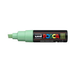 MARCADOR UNI-BALL POSCA PC-8K BISEL GRUESO 8MM VERDE CLARO -5-