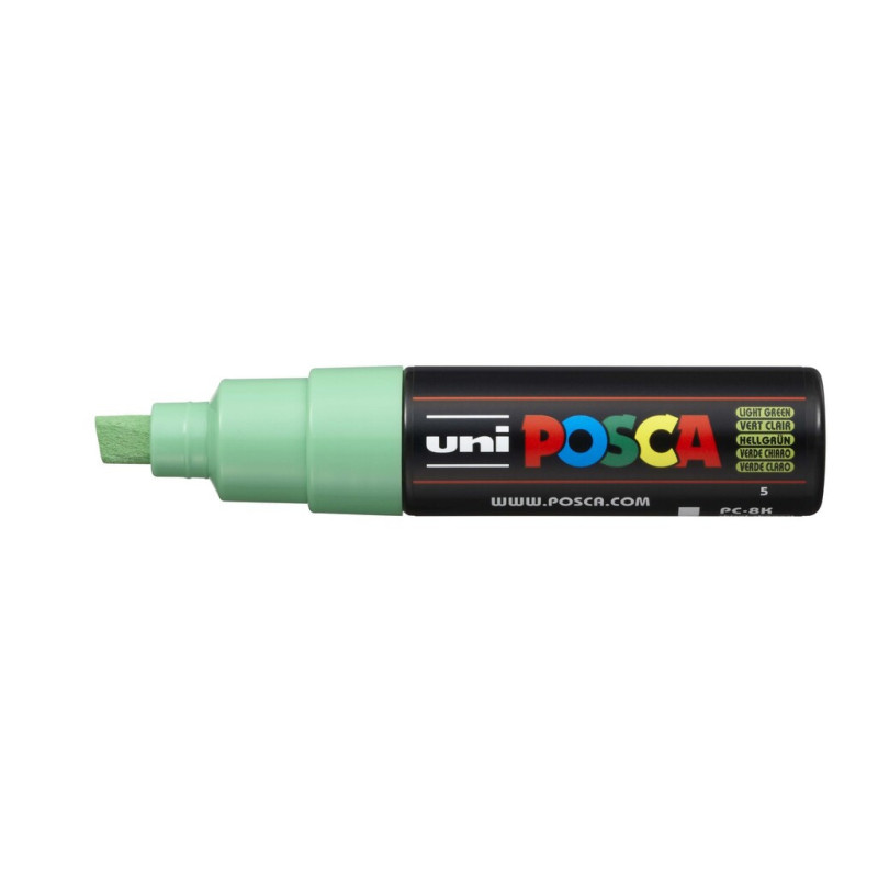 MARCADOR UNI-BALL POSCA PC-8K BISEL GRUESO 8MM VERDE CLARO -5-