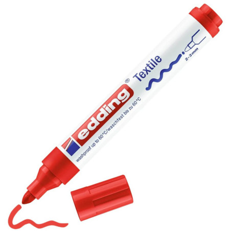 MARCD. EDDING Nº 4500 TELA ROJO