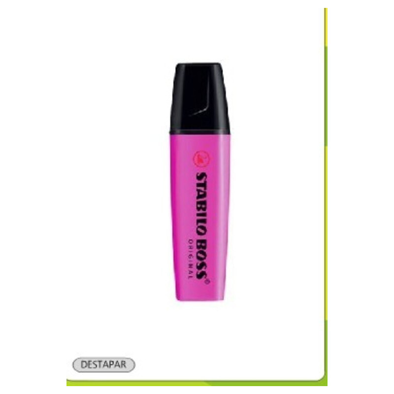 MARCD.FLUOR STABILO BOSS LILA C/10U ^