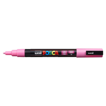 MARCADOR UNI-BALL POSCA PC-3M PUNTA REDONDA 0,9-1,3MM ROSA -13-
