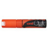 MARCADOR UNI-BALL CHALK TIZA LIQUIDA BISEL PWE-8K NARANJA FLUOR