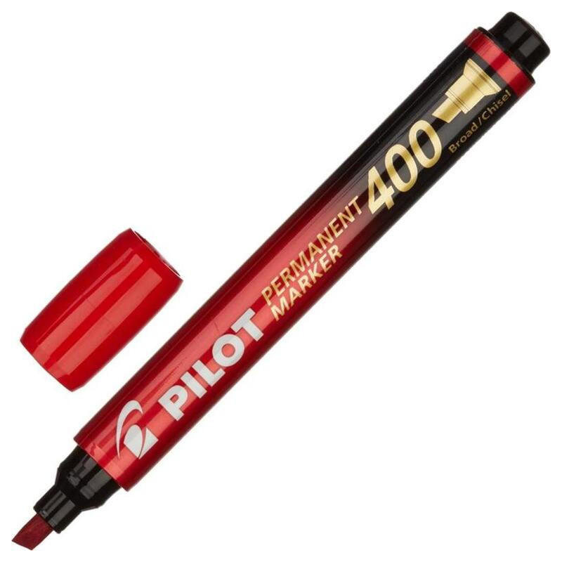 MARCD. PILOT SCA-400 BISELADO ROJO C/12U