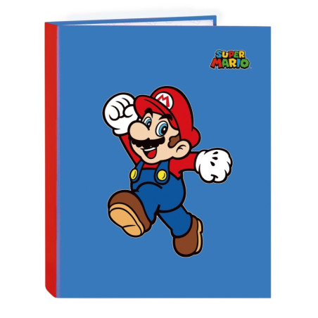 CARPETA FOLIO 4 ANI.MIXTAS SUPER MARIO "WORLD" SAFTA25 ENERO 512408067