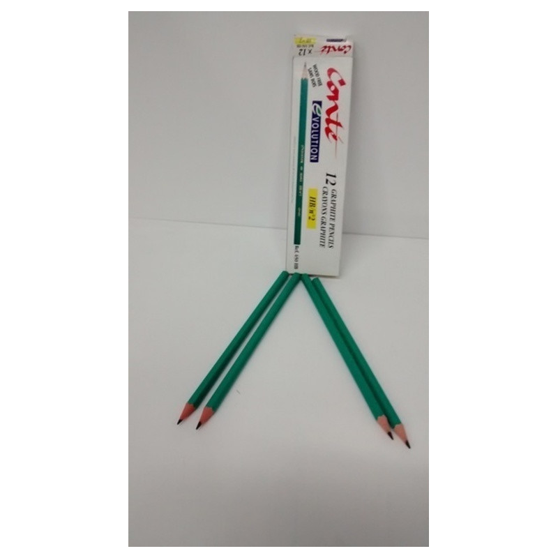 LAPIZ BIC CONTE EVOLUTION ECOLOGICO Nº 2 HB DOCENA