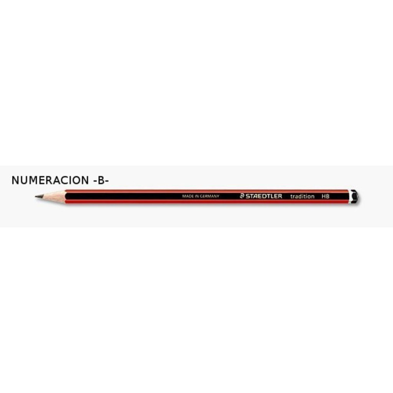 LAPIZ STAEDTLER TRADITION NORIS 110 B DOCENA