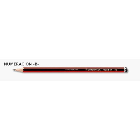 LAPIZ STAEDTLER TRADITION NORIS 110 B DOCENA