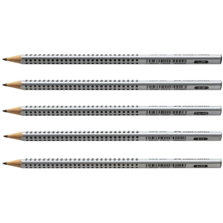 LAPIZ FABER-CASTELL TRIANGULAR 2001 GRIP 2H DOCENA