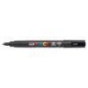 MARCADOR UNI-BALL POSCA PC-3M PUNTA REDONDA 0,9-1,3MM NEGRO -24- 263673000
