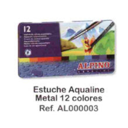 LAPIZ ALPINO ACUARELABLE METAL 12C REF 3