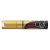 MARCADOR UNI-BALL CHALK TIZA LIQUIDA BISEL PWE-8K ORO