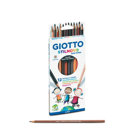 LAPIZ GIOTTO STILNOVO 12C FILA SERIE SKIN TONES 25740000