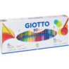 JUEGO GIOTTO LAPIZ STILNOVO 50 COLORES + 40 GIOTTO TURBO COLOR 90 PZAS 257500 FILA