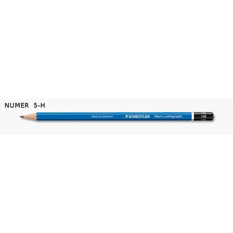 LAPIZ STAEDTLER LUMOGRAPH 5H DOCENA