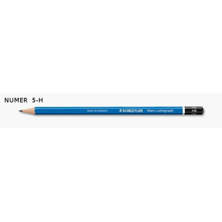 LAPIZ STAEDTLER LUMOGRAPH 5H DOCENA