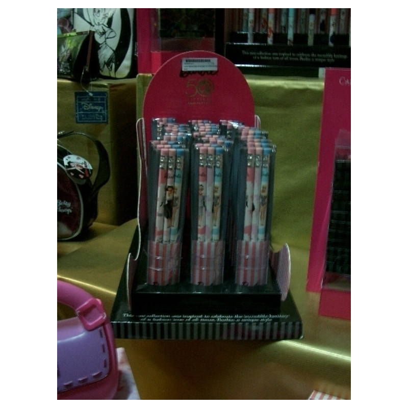 LAPIZ INOXCROM 09 BARBIE 50 ANIVERSARIO B/3U ^