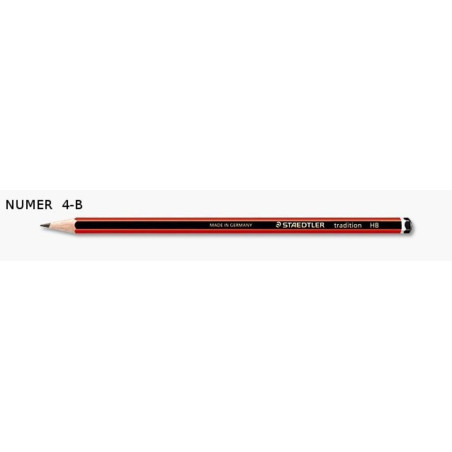 LAPIZ STAEDTLER TRADITION NORIS 110 4B DOCENA