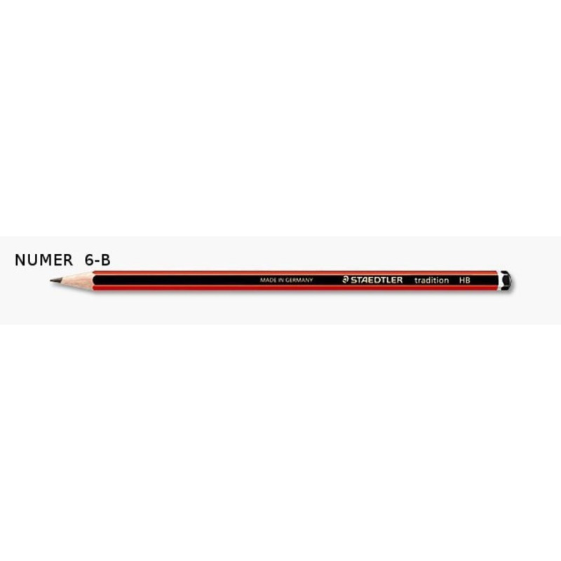 LAPIZ STAEDTLER TRADITION NORIS 110 6B DOCENA