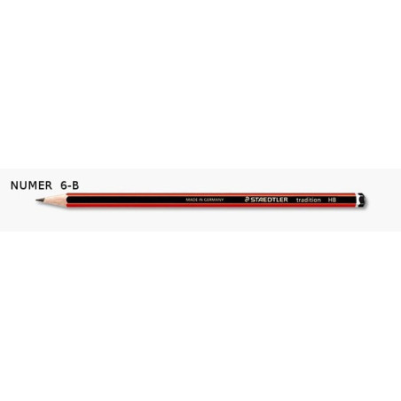 LAPIZ STAEDTLER TRADITION NORIS 110 6B DOCENA