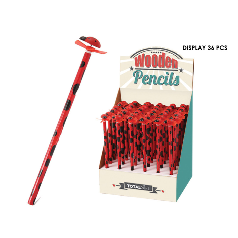 LAPIZ DECORADO I-TOTAL ANIMALITOS 3 DISEÑOS EXP 36U CM0630