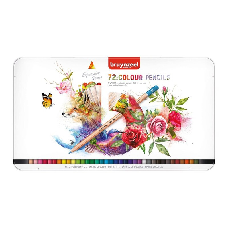 LAPIZ BRUYNZEEL CAJA METAL 72 COLORES 60312072