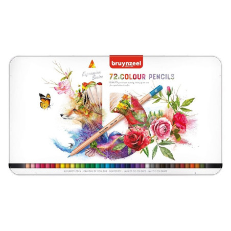 LAPIZ BRUYNZEEL CAJA METAL 72 COLORES 60312072