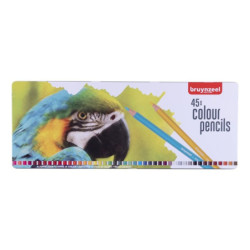 LAPIZ BRUYNZEEL CAJA METAL 45 COLORES PAPAGAYO 60312903 TALENS