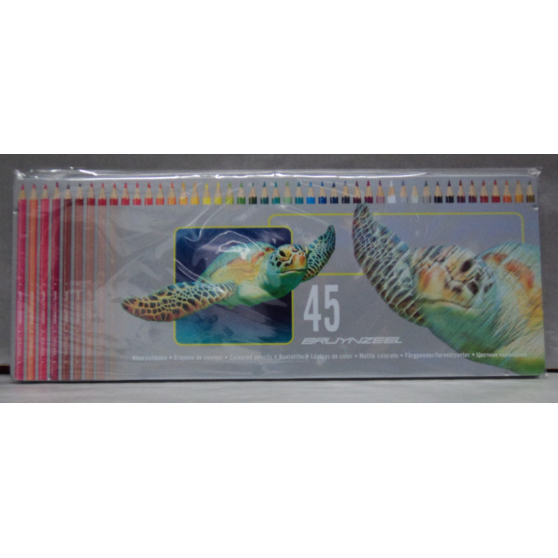 LAPIZ BRUYNZEEL CAJA METAL 45 COLORES CAMALEON 5010M45 TALENS