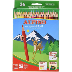 LAPIZ ALPINO 600 CARTON 36 COLORES