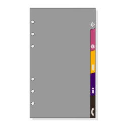 AGENDA RECAMBIO FINOCAM 609 JUEGO 5 GUIAS C963