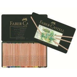 LAPIZ FABER-CASTELL PITT PASTEL 36 COLORES CAJA METAL 112136