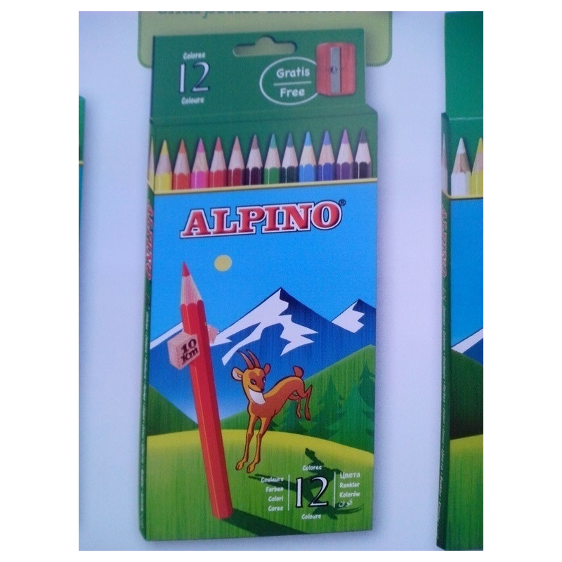 LAPIZ ALPINO 654 CARTON 12 COLORES