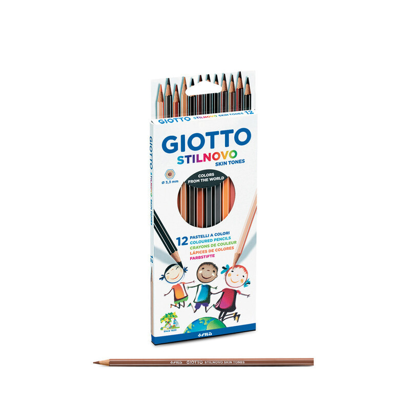 LAPIZ GIOTTO STILNOVO 12C FILA SERIE SKIN TONES 25740000