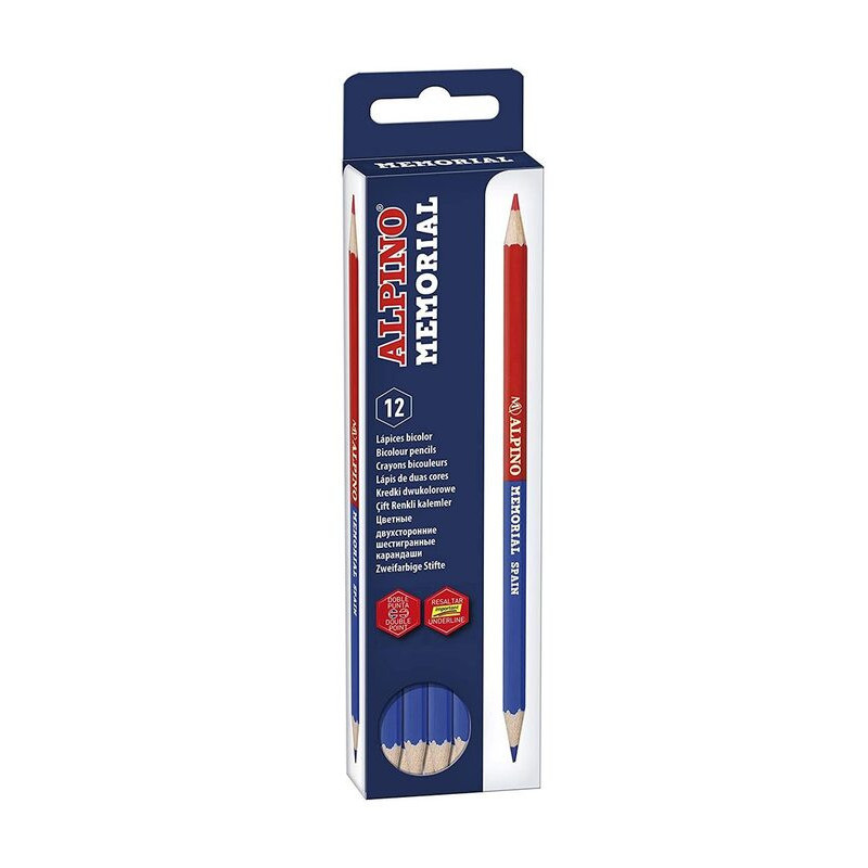 LAPIZ ALPINO MEMORIAL BICOLOR DOCENA LE004313