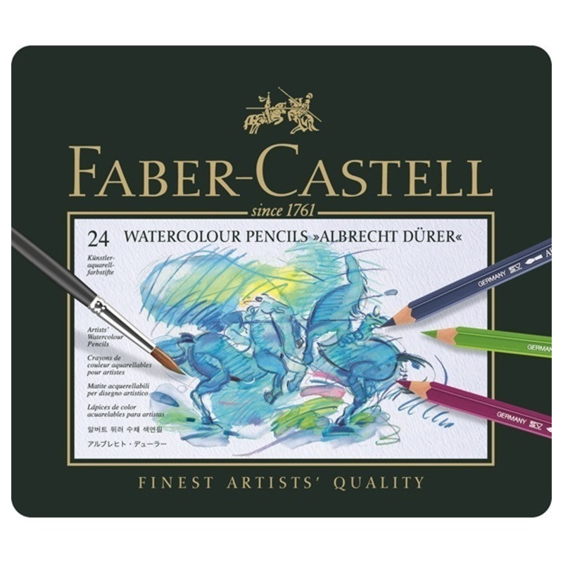 LAPIZ FABER-CASTELL ALBRECHT DURER ACUAREABLE METAL 24 COLORES 117524