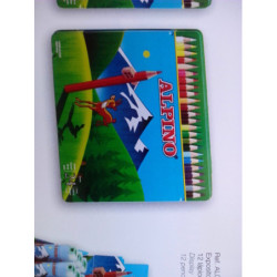 LAPIZ ALPINO 758 METAL 24 COLORES ^