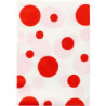 BOLSAS DISFRACES TOPOS ROJOS 65X90CM PACK 5UDS FIXO KIDS 00072103