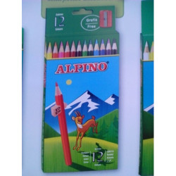 LAPIZ ALPINO 654 CARTON 12 COLORES