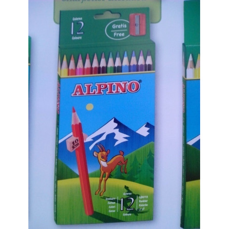 LAPIZ ALPINO 654 CARTON 12 COLORES