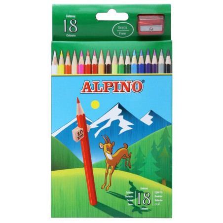 LAPIZ ALPINO 656 CARTON 18 COLORES