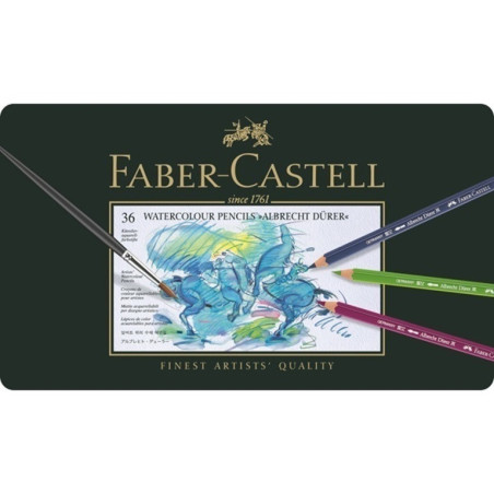 LAPIZ FABER-CASTELL ALBRECHT DURER ACUAREABLE METAL 36 COLORES 117536