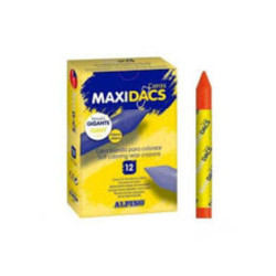 CERAS MAXI DACS ALPINO 12 UNIDADES GRANEL NARANJA DX060106