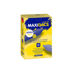 CERAS MAXI DACS ALPINO 12 UNIDADES GRANEL OCRE