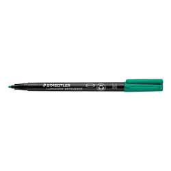 ROTULADOR STAEDTLER LUMOCOLOR MEDIO VERDE 317 C/10U